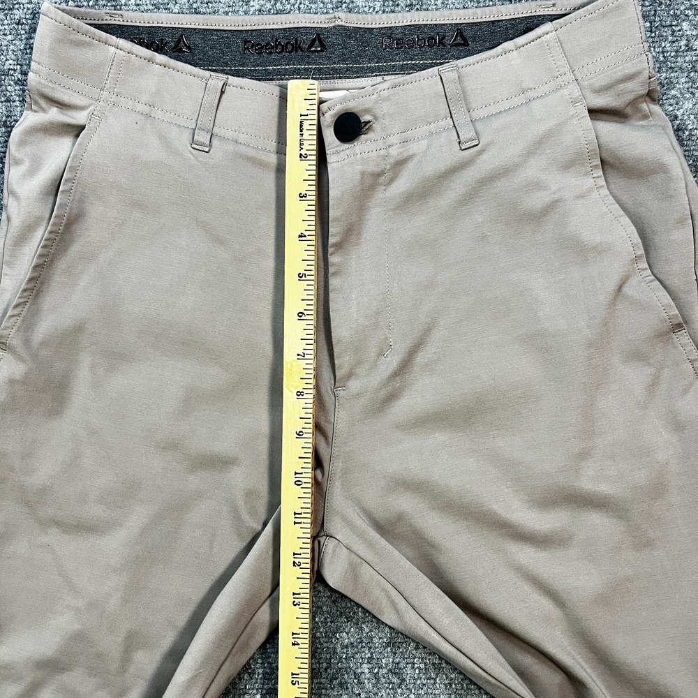 Reebok Men's‎ Tan Athletic Sport Performance Golf Chino Pants Size 34-32